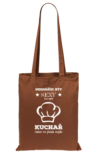 Látková taška Nesnáším být sexy, ale jsem kuchař