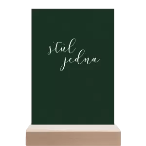 Papírové číslo stolu LUDMILA