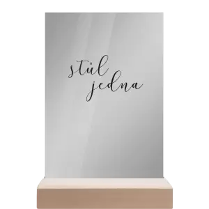 Plexi číslo stolu LUDMILA