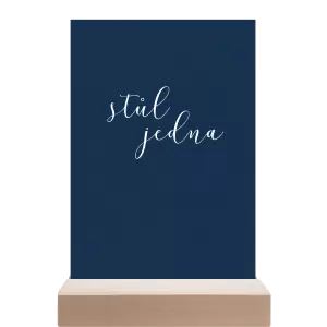 Papírové číslo stolu LUDMILA