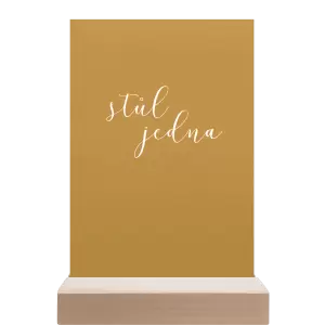 Papírové číslo stolu LUDMILA