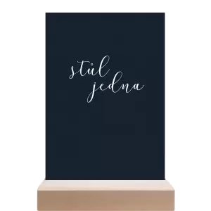 Papírové číslo stolu LUDMILA