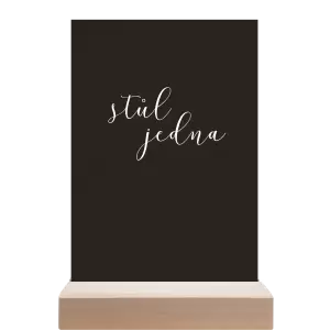 Papírové číslo stolu LUDMILA