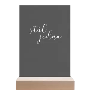 Papírové číslo stolu LUDMILA