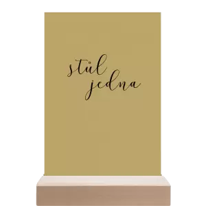 Papírové číslo stolu LUDMILA