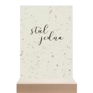 Papírové číslo stolu LUDMILA