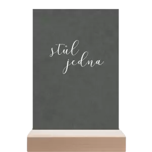 Papírové číslo stolu LUDMILA