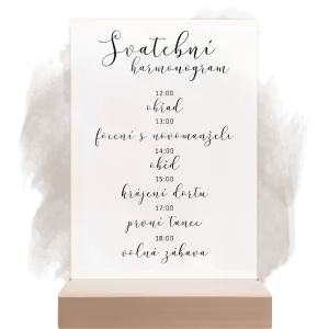 Plexi harmonogram LUDMILA