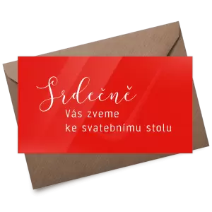 Plexi pozvánka LUDMILA