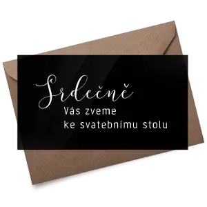 Plexi pozvánka LUDMILA