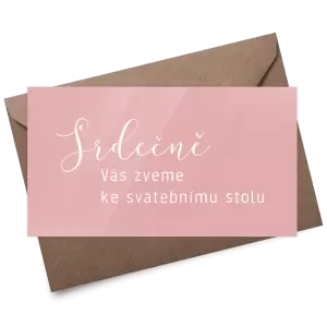 Plexi pozvánka LUDMILA