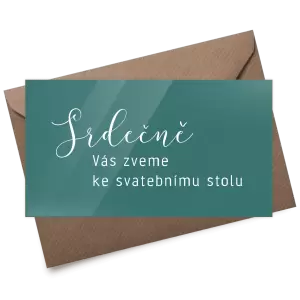 Plexi pozvánka LUDMILA