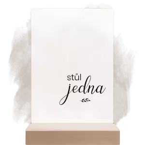 Plexi číslo stolu RADKA