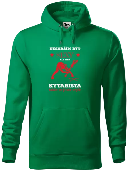 Pánská mikina Nesnáším být sexy, ale jsem kytarista