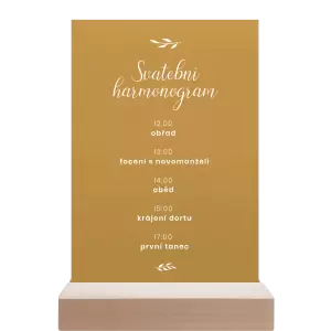 Papírový harmonogram RADKA