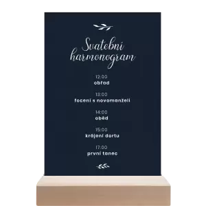 Papírový harmonogram RADKA