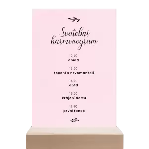 Papírový harmonogram RADKA