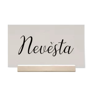 Papírová jmenovka RADKA