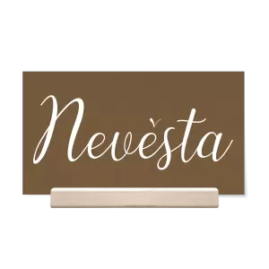 Papírová jmenovka RADKA