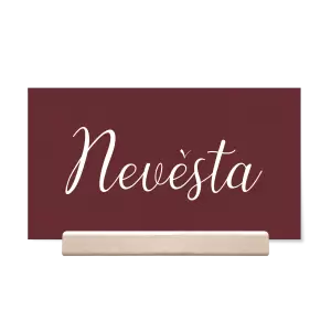 Papírová jmenovka RADKA