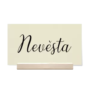 Papírová jmenovka RADKA