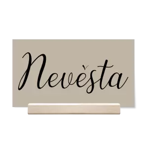 Papírová jmenovka RADKA