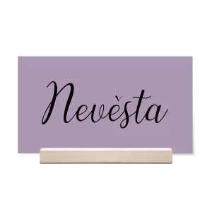 Papírová jmenovka RADKA