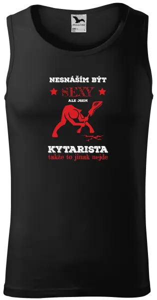 Pánské tílko Nesnáším být sexy, ale jsem kytarista