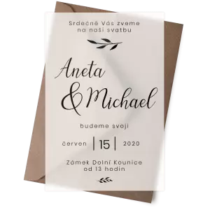 Plexi oznámení RADKA