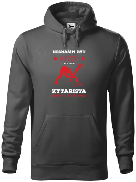 Pánská mikina Nesnáším být sexy, ale jsem kytarista