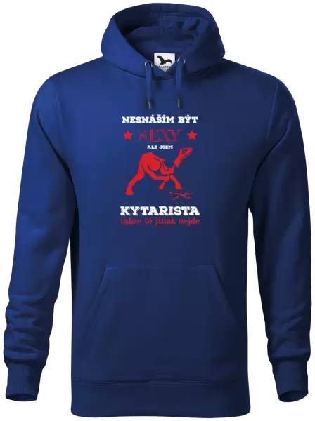 Pánská mikina Nesnáším být sexy, ale jsem kytarista