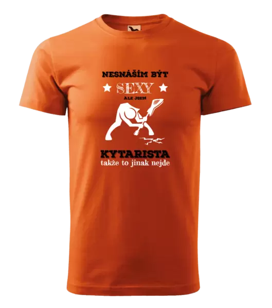 Pánské tričko Nesnáším být sexy, ale jsem kytarista