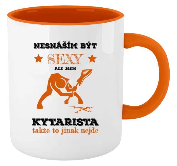 Hrnek Nesnáším být sexy, ale jsem kytarista