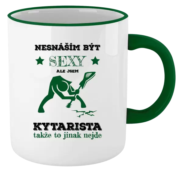 Hrnek Nesnáším být sexy, ale jsem kytarista