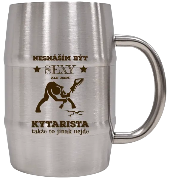 Nerezový chladicí půllitr Nesnáším být sexy, ale jsem kytarista