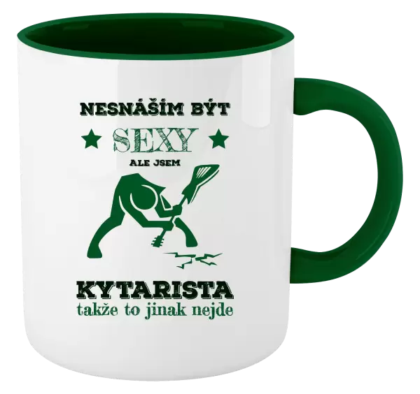 Hrnek Nesnáším být sexy, ale jsem kytarista