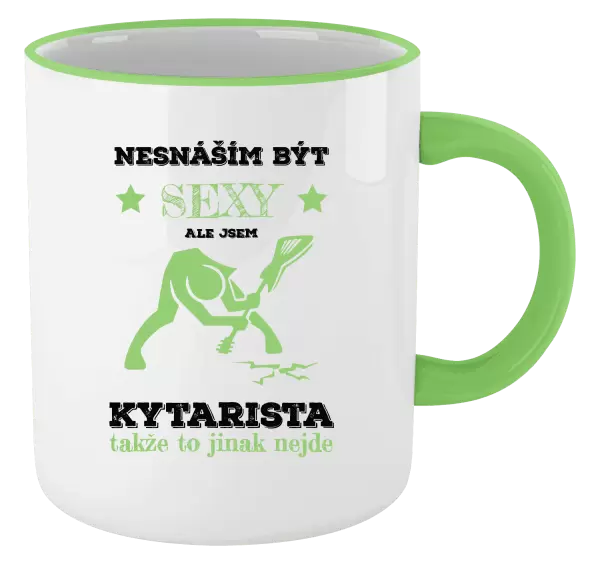 Hrnek Nesnáším být sexy, ale jsem kytarista