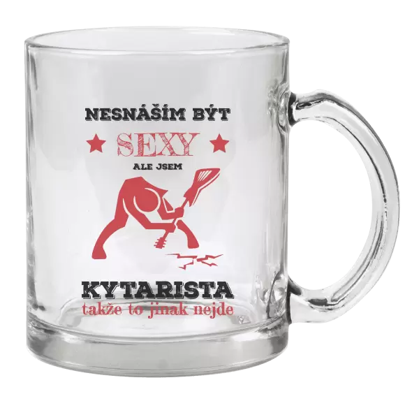 Hrnek Nesnáším být sexy, ale jsem kytarista