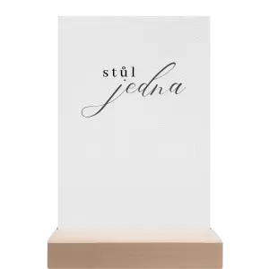 Papírové číslo stolu MARKETA