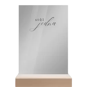 Plexi číslo stolu MARKETA