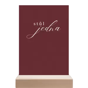 Papírové číslo stolu MARKETA