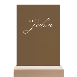 Papírové číslo stolu MARKETA