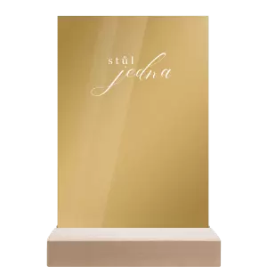 Plexi číslo stolu MARKETA