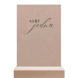 Papírové číslo stolu MARKETA