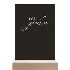 Papírové číslo stolu MARKETA