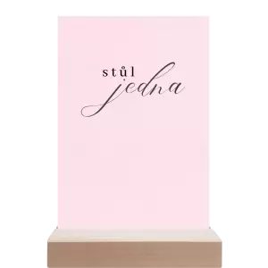 Papírové číslo stolu MARKETA