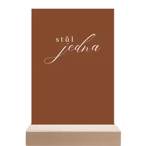 Papírové číslo stolu MARKETA