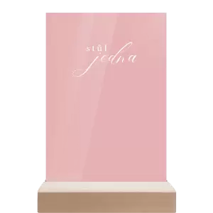 Plexi číslo stolu MARKETA