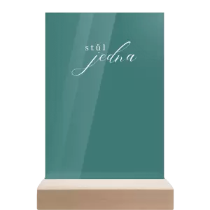 Plexi číslo stolu MARKETA