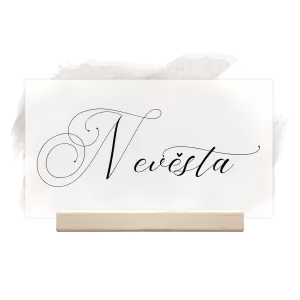 Plexi jmenovka MARKETA